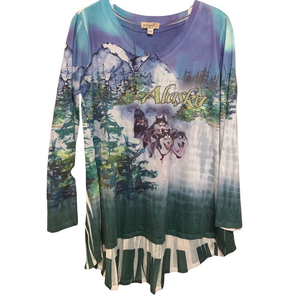 One World Live and Let Live Alaska Tunic